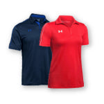 Add your company logo to Under Armour polo shirts for a quick corporate gift